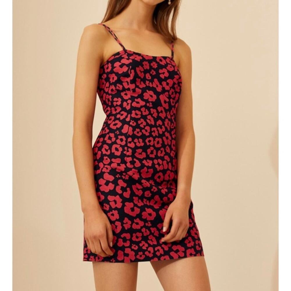 C/MEO COLLECTIVE Heart of Me Mini Dress Navy/Pink - S